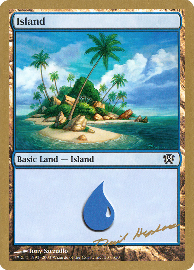 Island (dh337) (Dave Humpherys) [World Championship Decks 2003] | Gam3 Escape