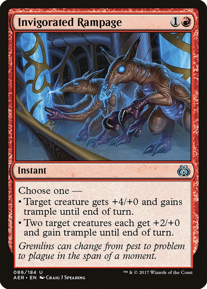 Invigorated Rampage [Aether Revolt] | Gam3 Escape