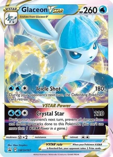 Glaceon VSTAR (SWSH197) (Jumbo Card) [Sword & Shield: Black Star Promos] | Gam3 Escape