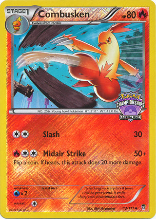 Combusken (13/111) (States Championship Promo) [XY: Furious Fists] | Gam3 Escape