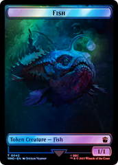 Fish // Alien Salamander Double-Sided Token (Surge Foil) [Doctor Who Tokens] | Gam3 Escape