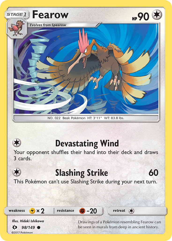 Fearow (98/149) [Sun & Moon: Base Set] | Gam3 Escape