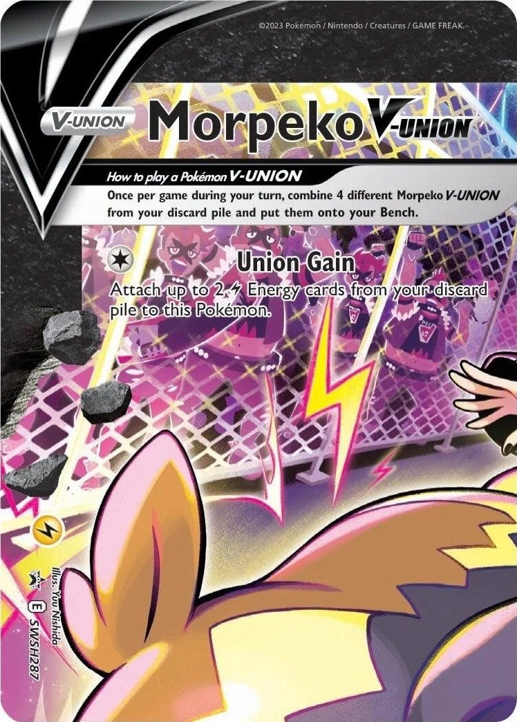 Morpeko V-Union (SWSH287) [Sword & Shield: Black Star Promos] | Gam3 Escape