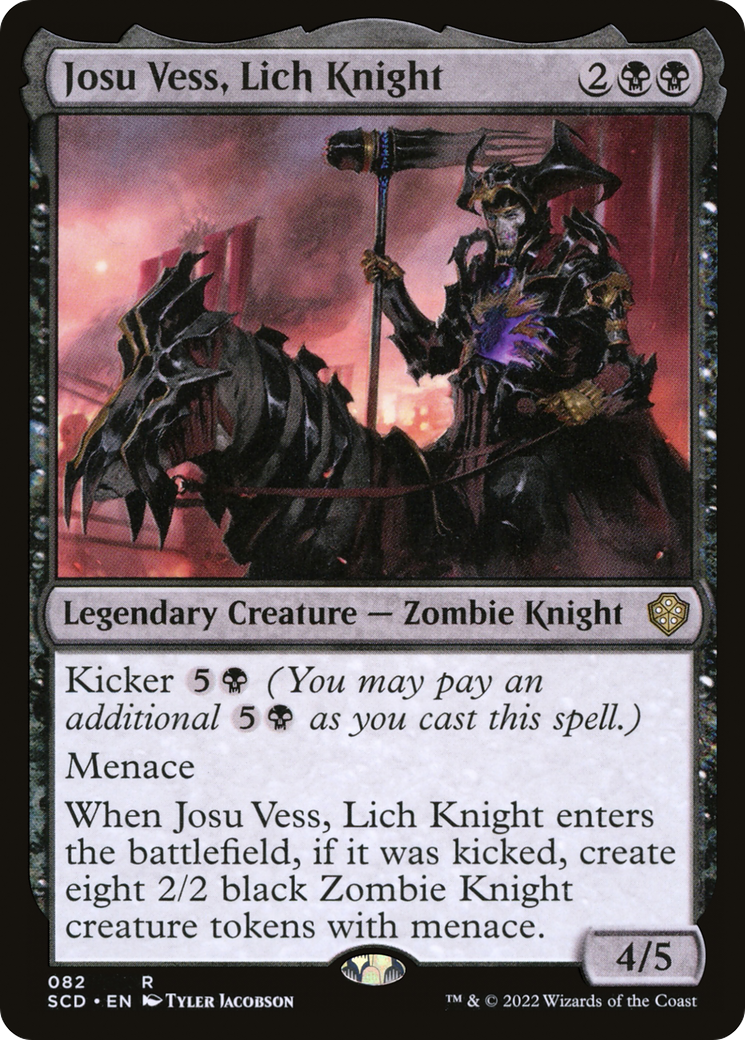 Josu Vess, Lich Knight [Starter Commander Decks] | Gam3 Escape