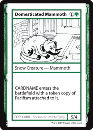 Domesticated Mammoth (2021 Edition) [Mystery Booster Playtest Cards] | Gam3 Escape