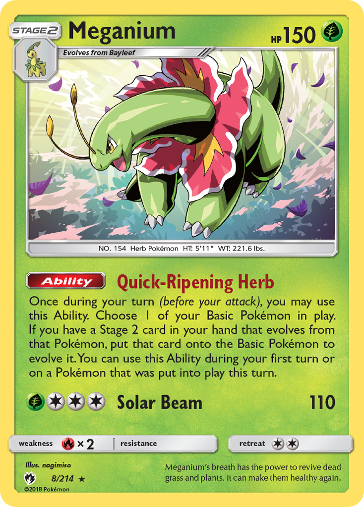 Meganium (8/214) [Sun & Moon: Lost Thunder] | Gam3 Escape