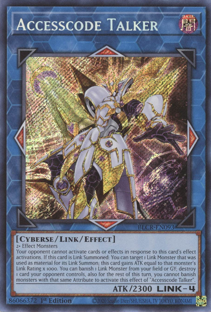 Accesscode Talker [BLCR-EN093] Secret Rare | Gam3 Escape