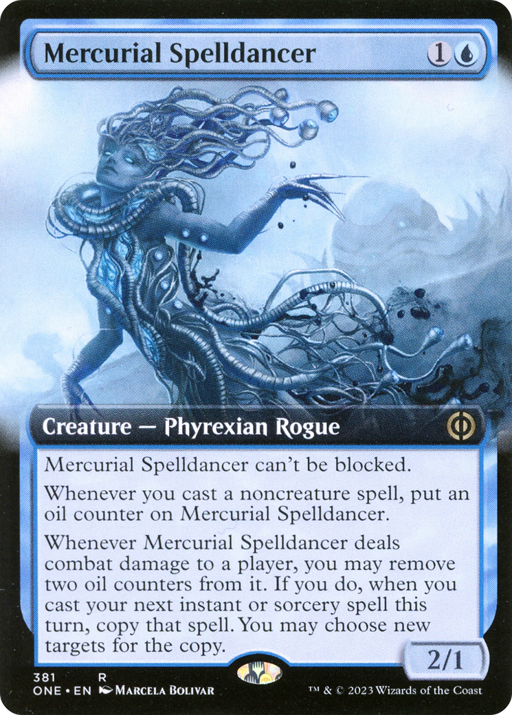 Mercurial Spelldancer (Extended Art) [Phyrexia: All Will Be One] | Gam3 Escape