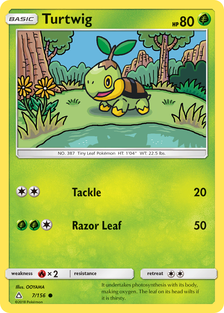 Turtwig (7/156) [Sun & Moon: Ultra Prism] | Gam3 Escape