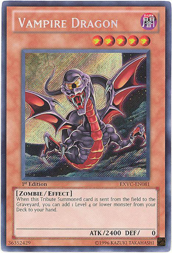 Vampire Dragon [EXVC-EN081] Secret Rare | Gam3 Escape