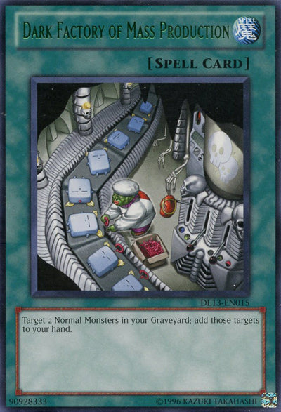 Dark Factory of Mass Production (Green) [DL13-EN015] Rare | Gam3 Escape