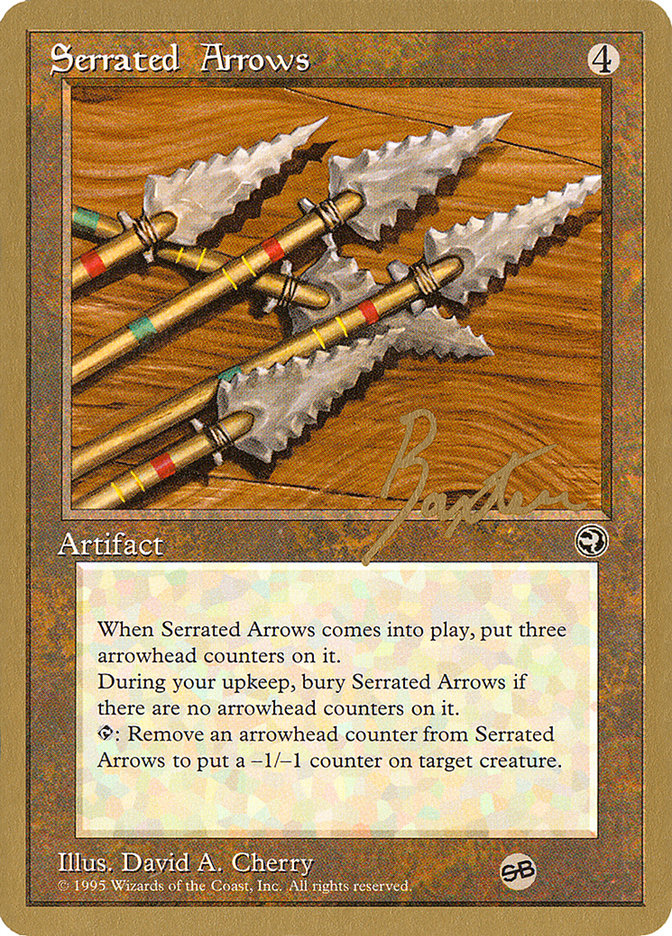 Serrated Arrows (George Baxter) (SB) [Pro Tour Collector Set] | Gam3 Escape