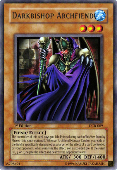 Darkbishop Archfiend [DCR-069] Rare | Gam3 Escape