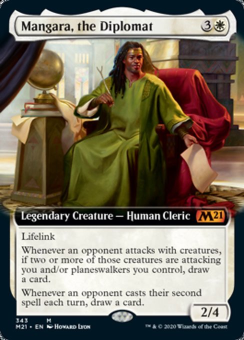 Mangara, the Diplomat (Extended Art) [Core Set 2021] | Gam3 Escape