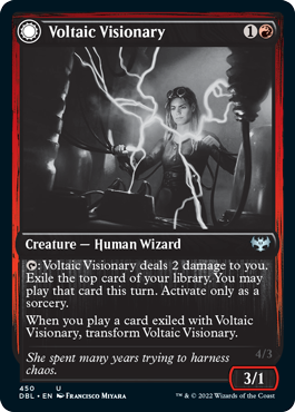 Voltaic Visionary // Volt-Charged Berserker [Innistrad: Double Feature] | Gam3 Escape