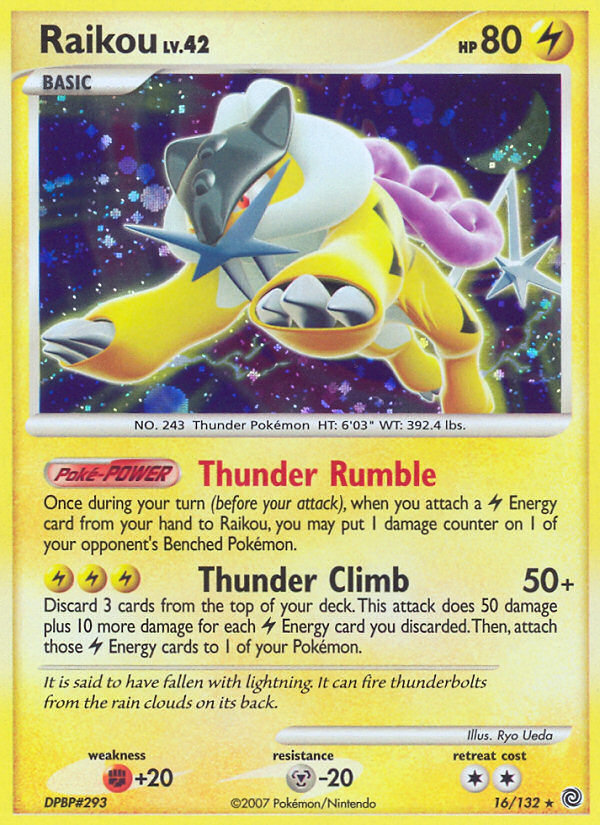 Raikou (16/132) [Diamond & Pearl: Secret Wonders] | Gam3 Escape