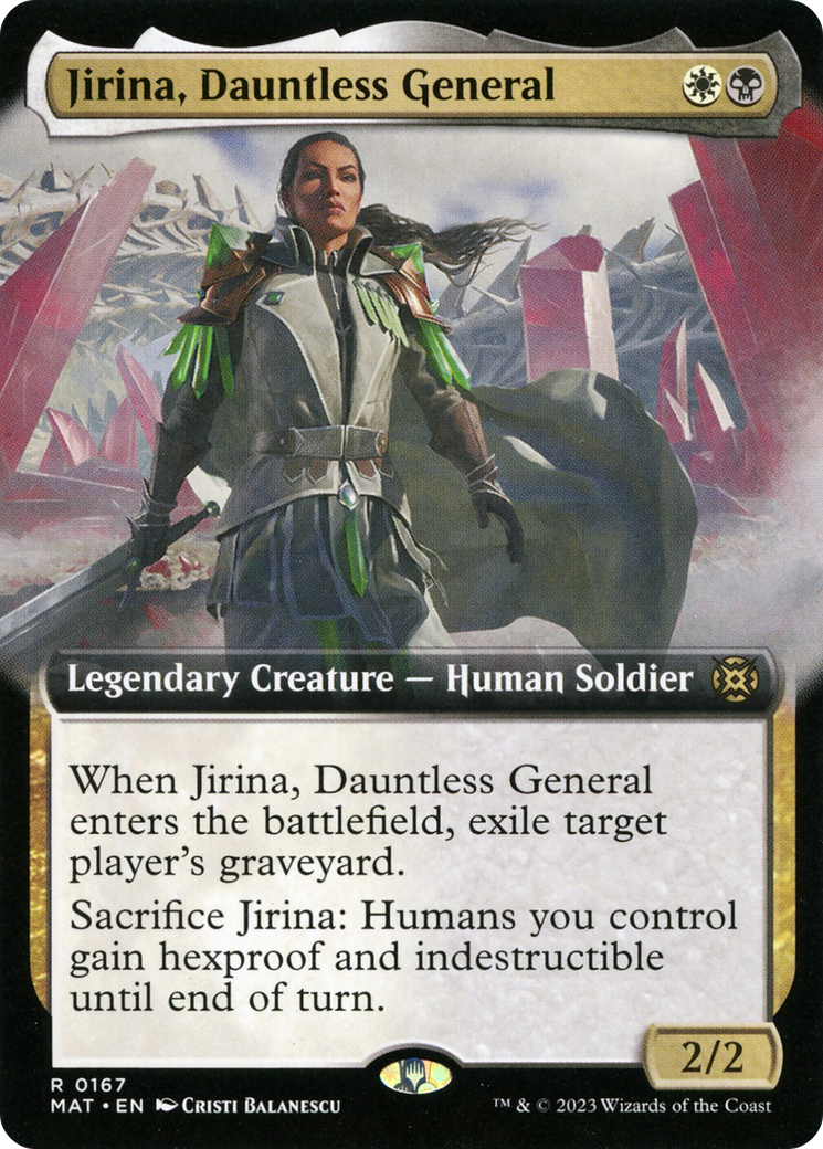 Jirina, Dauntless General (Extended Art) [March of the Machine: The Aftermath] | Gam3 Escape