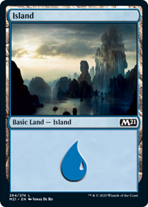 Island (264) [Core Set 2021] | Gam3 Escape