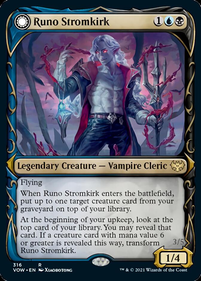 Runo Stromkirk // Krothuss, Lord of the Deep (Showcase Fang Frame) [Innistrad: Crimson Vow] | Gam3 Escape