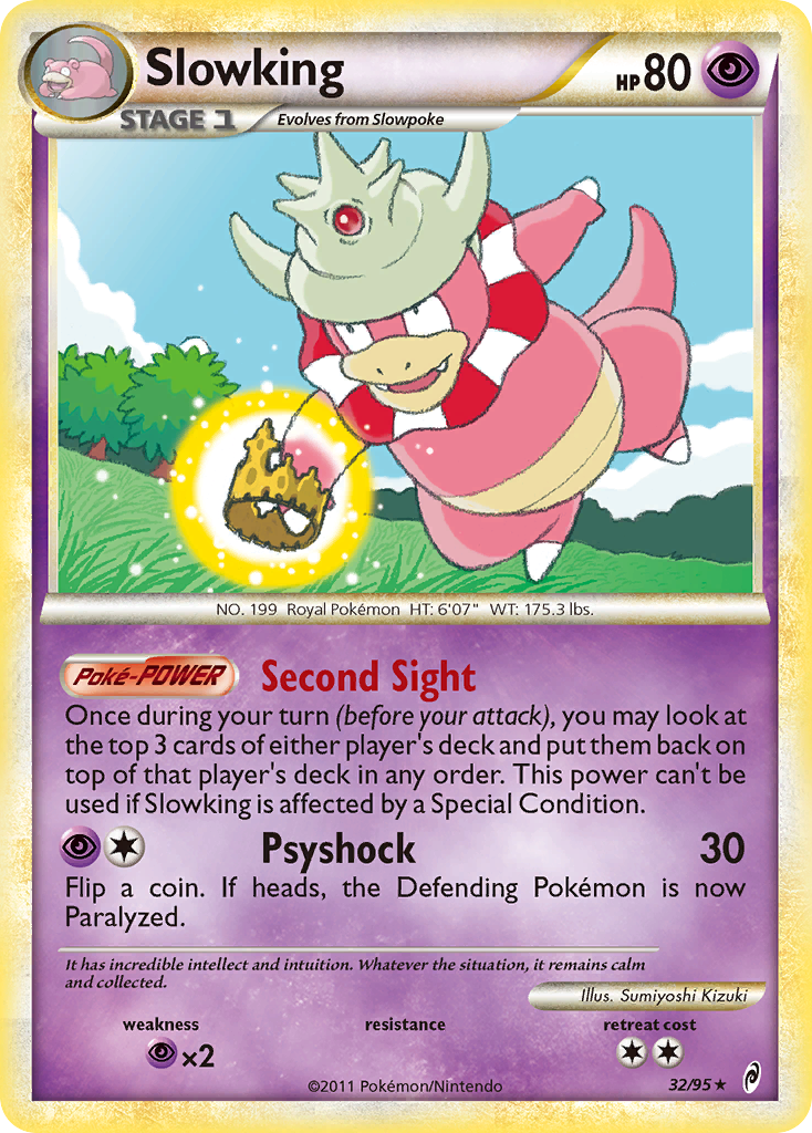 Slowking (32/95) [HeartGold & SoulSilver: Call of Legends] | Gam3 Escape