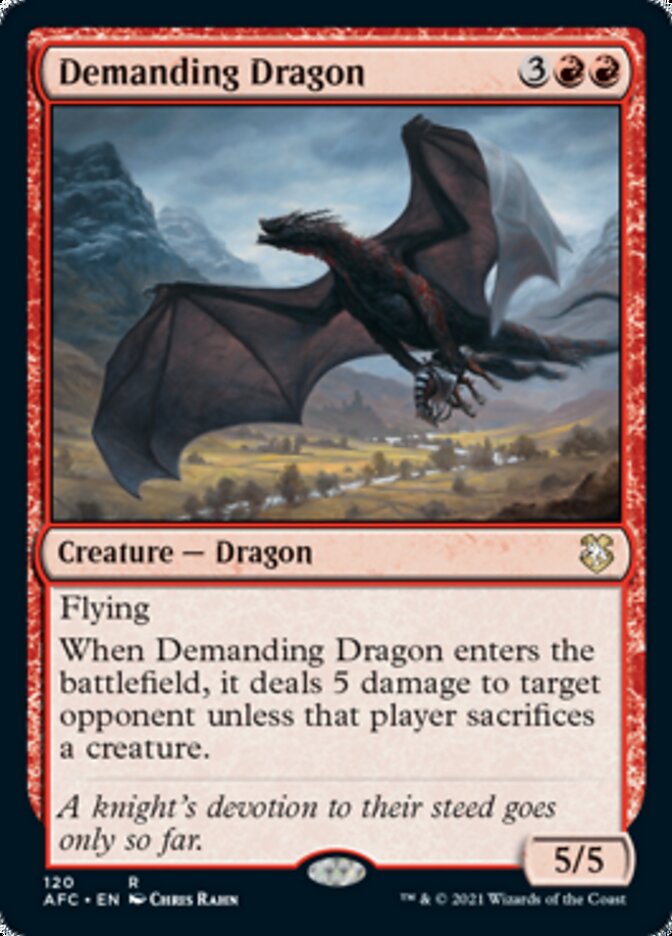 Demanding Dragon [Dungeons & Dragons: Adventures in the Forgotten Realms Commander] | Gam3 Escape