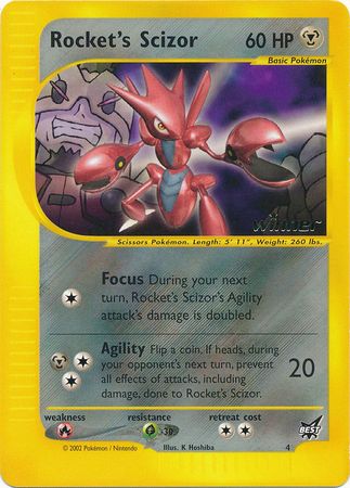 Rocket's Scizor (4) (Winner) [Best of Promos] | Gam3 Escape