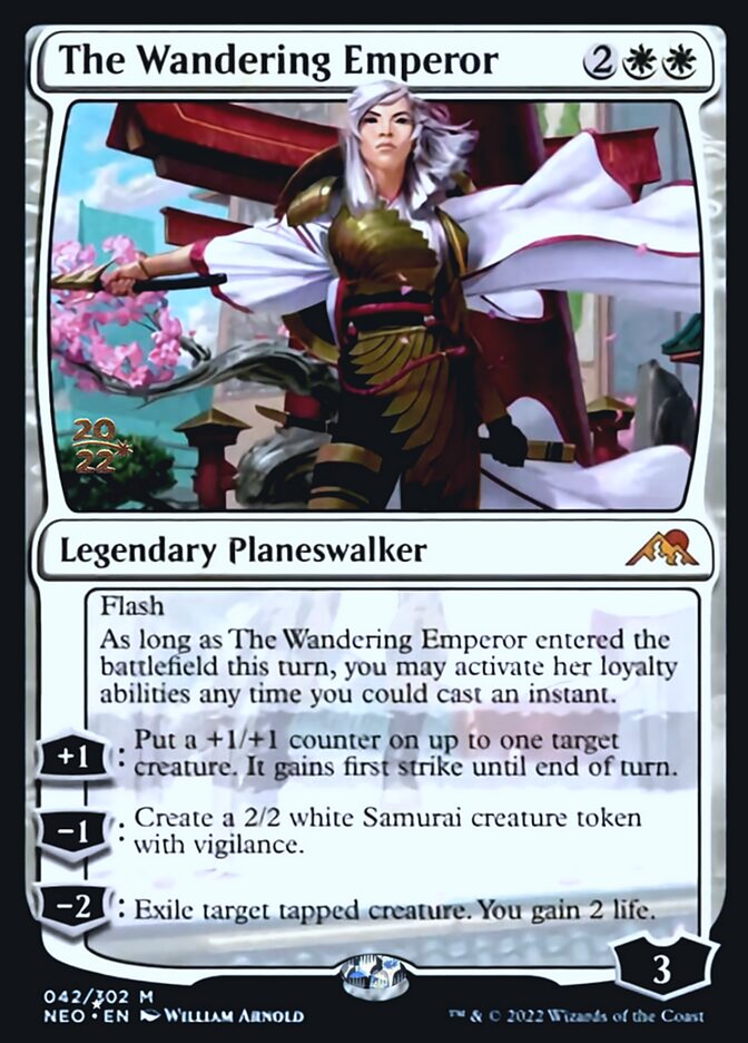 The Wandering Emperor [Kamigawa: Neon Dynasty Prerelease Promos] | Gam3 Escape