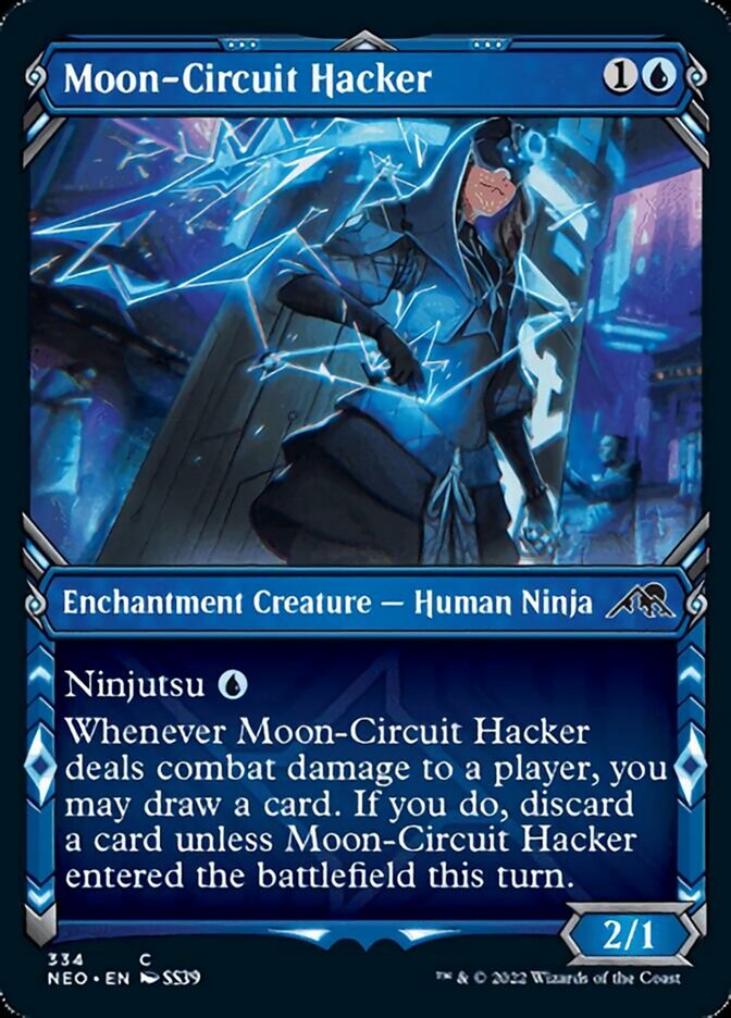 Moon-Circuit Hacker (Showcase Ninja) [Kamigawa: Neon Dynasty] | Gam3 Escape