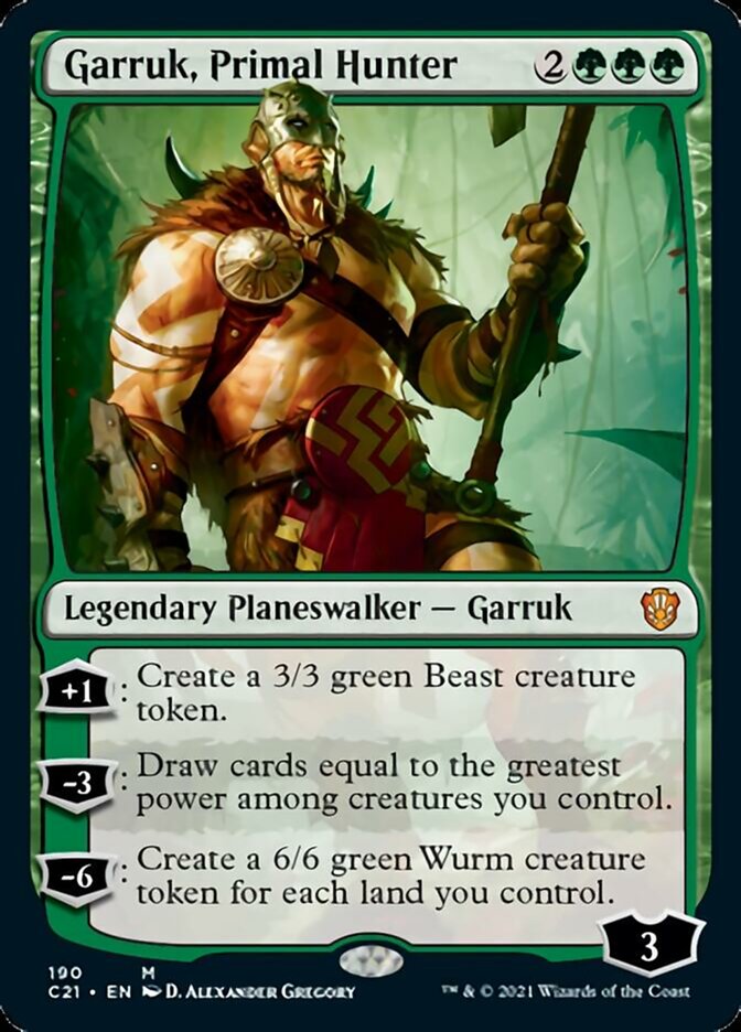 Garruk, Primal Hunter [Commander 2021] | Gam3 Escape