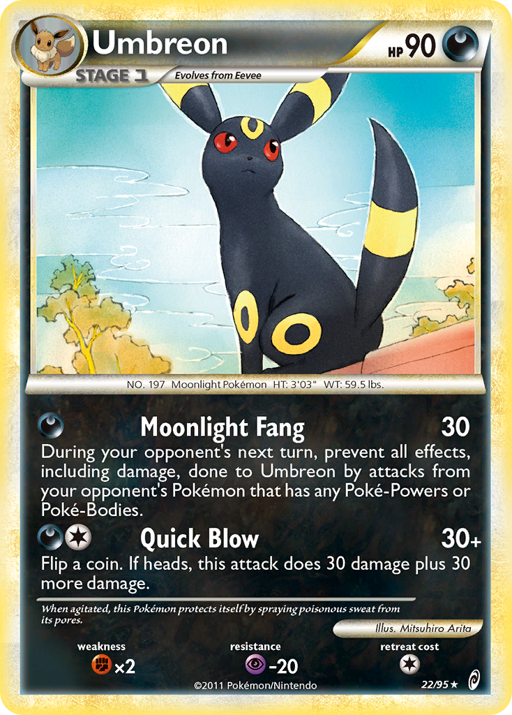 Umbreon (22/95) [HeartGold & SoulSilver: Call of Legends] | Gam3 Escape