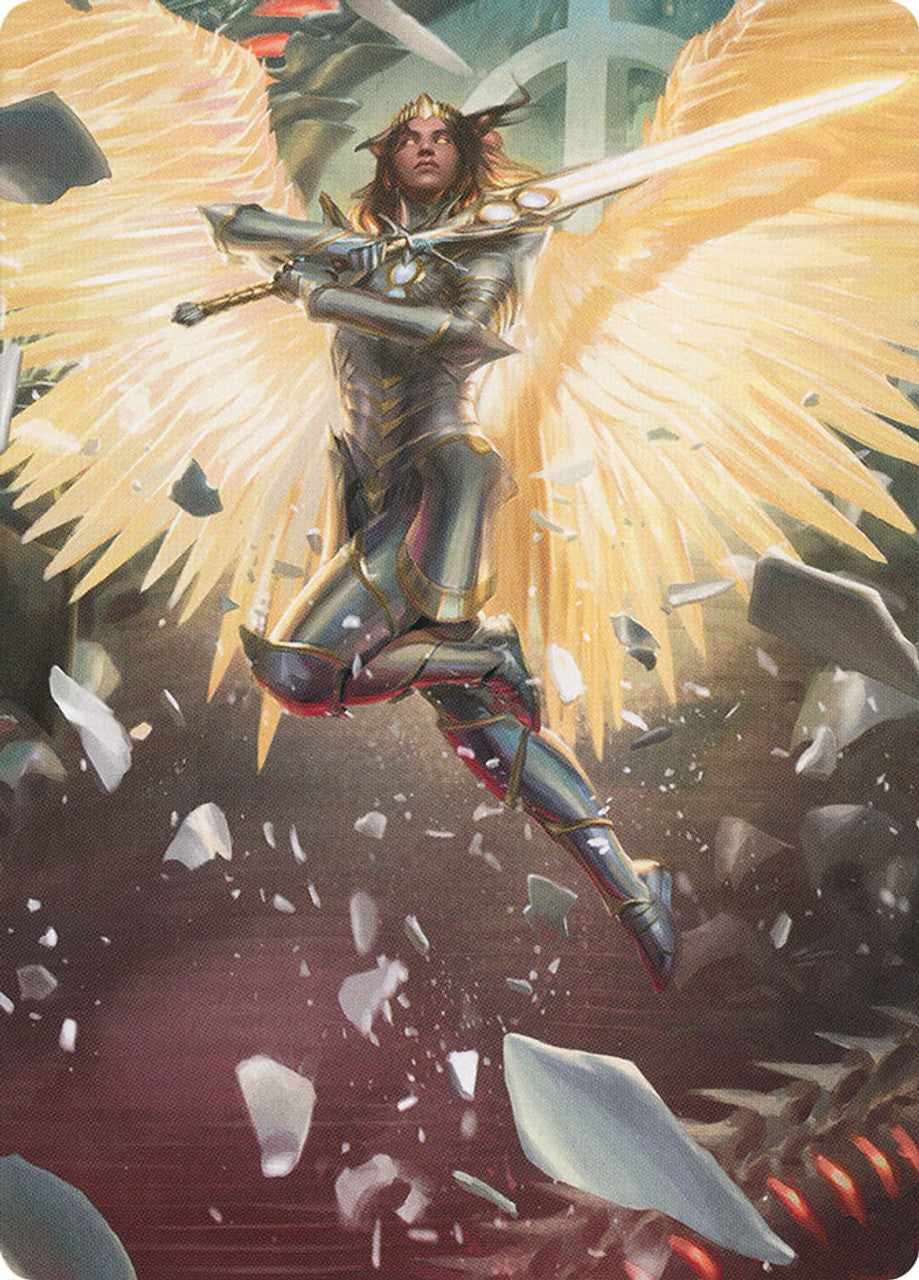 Archangel Elspeth Art Card [March of the Machine Art Series] | Gam3 Escape