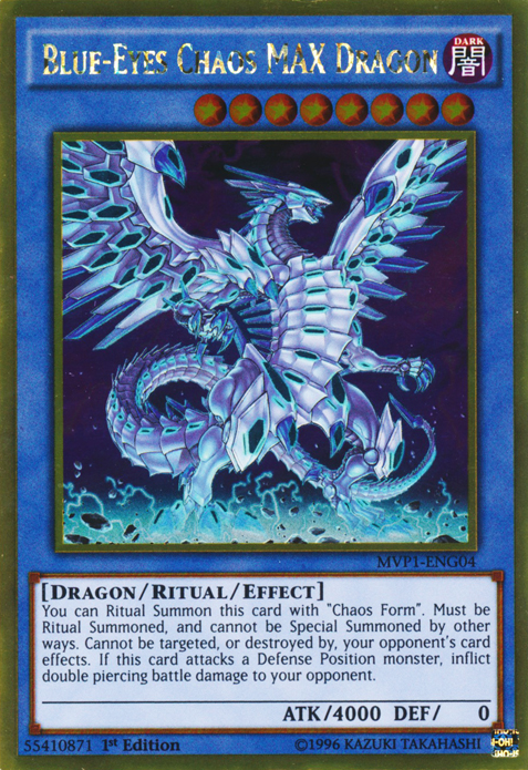 Blue-Eyes Chaos MAX Dragon [MVP1-ENG04] Gold Rare | Gam3 Escape