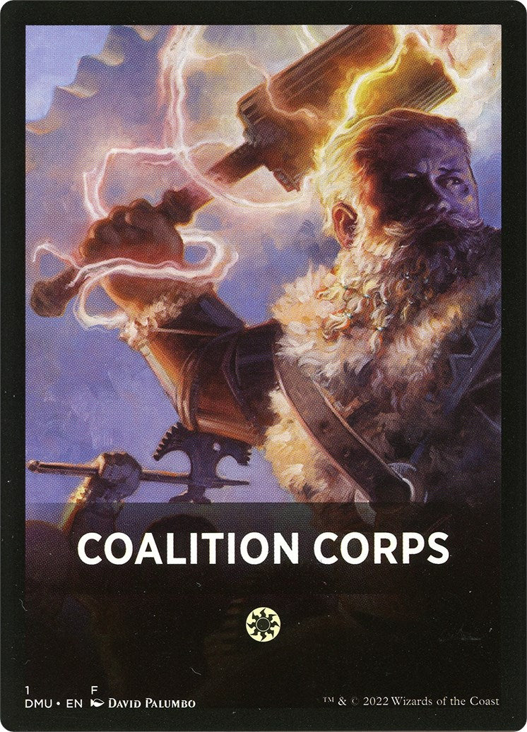 Coalition Corps Theme Card [Dominaria United Tokens] | Gam3 Escape
