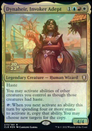 Dynaheir, Invoker Adept [Commander Legends: Battle for Baldur's Gate Prerelease Promos] | Gam3 Escape