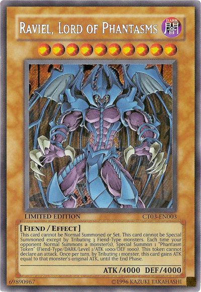 Raviel, Lord of Phantasms [CT03-EN003] Secret Rare | Gam3 Escape