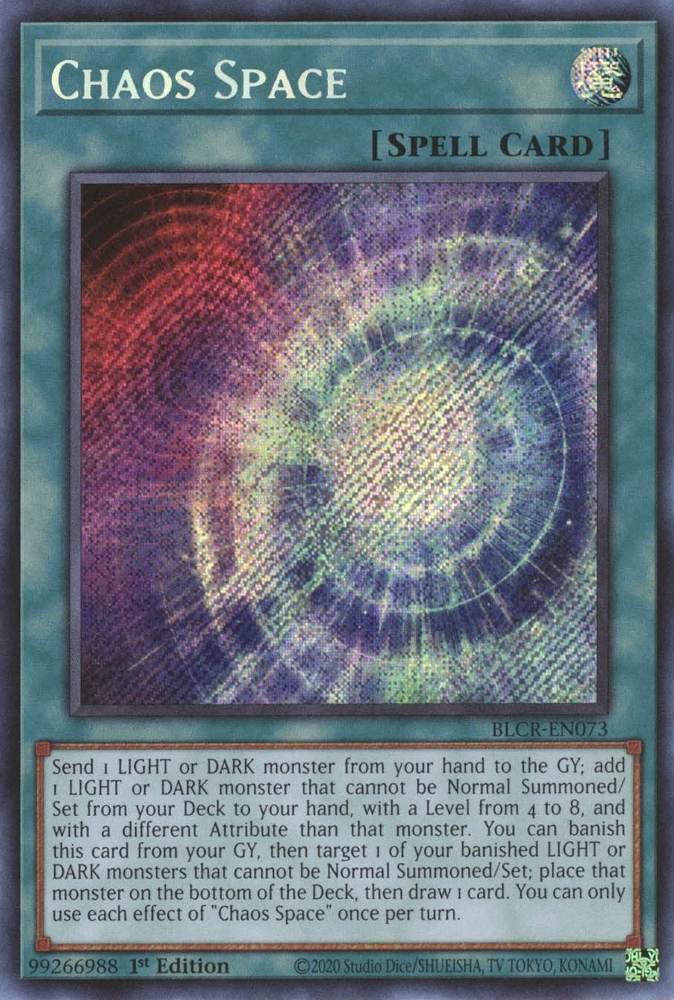 Chaos Space [BLCR-EN073] Secret Rare | Gam3 Escape