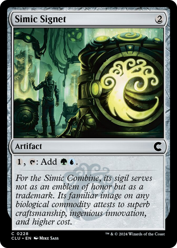 Simic Signet [Ravnica: Clue Edition] | Gam3 Escape