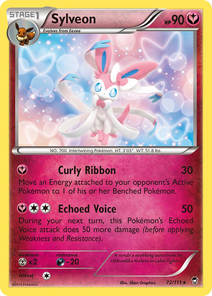 Sylveon (72/111) (Theme Deck Exclusive) [XY: Furious Fists] | Gam3 Escape