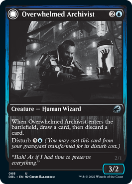 Overwhelmed Archivist // Archive Haunt [Innistrad: Double Feature] | Gam3 Escape