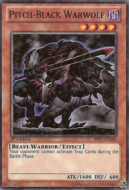 Pitch-Black Warwolf [BP01-EN188] Starfoil Rare | Gam3 Escape