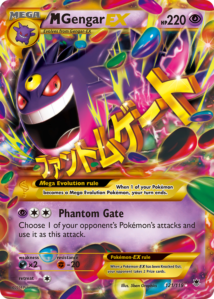 M Gengar EX (121/119) [XY: Phantom Forces] | Gam3 Escape