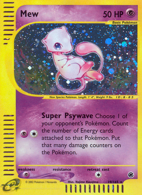 Mew (19/165) [Expedition: Base Set] | Gam3 Escape