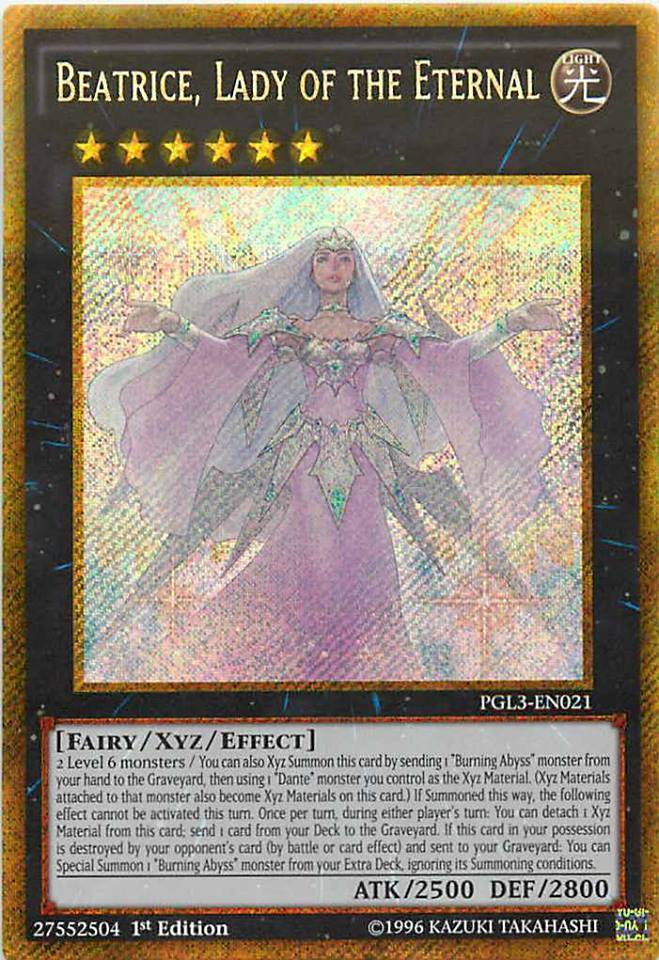 Beatrice, Lady of the Eternal [PGL3-EN021] Gold Secret Rare | Gam3 Escape