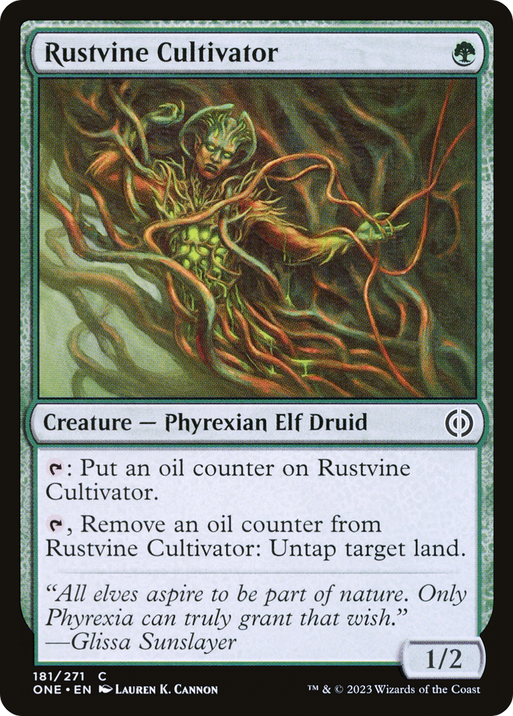 Rustvine Cultivator [Phyrexia: All Will Be One] | Gam3 Escape