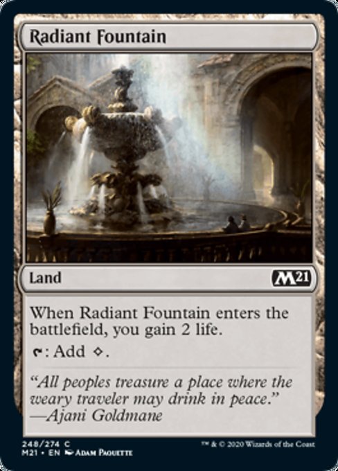 Radiant Fountain [Core Set 2021] | Gam3 Escape