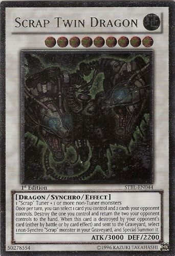 Scrap Twin Dragon [STBL-EN044] Ultimate Rare | Gam3 Escape