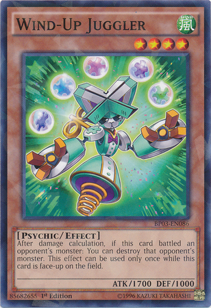 Wind-Up Juggler (Shatterfoil) [BP03-EN086] Rare | Gam3 Escape