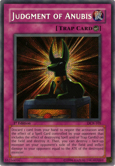 Judgment of Anubis [DCR-105] Secret Rare | Gam3 Escape