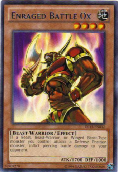 Enraged Battle Ox (Blue) [DL15-EN002] Rare | Gam3 Escape