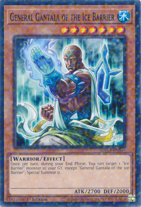General Gantala of the Ice Barrier (Duel Terminal) [HAC1-EN049] Common | Gam3 Escape